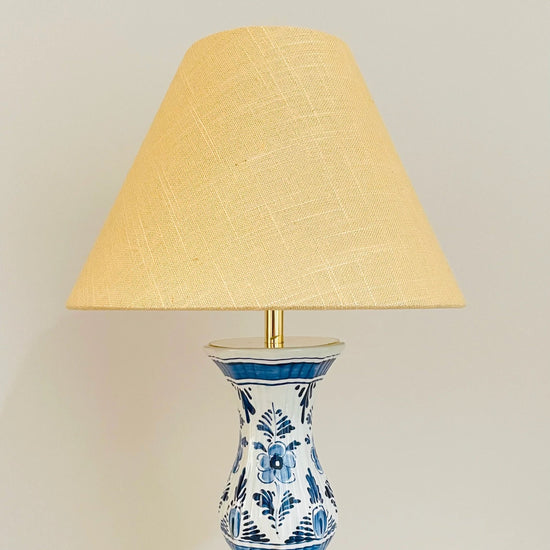 Antique Delft Lamp