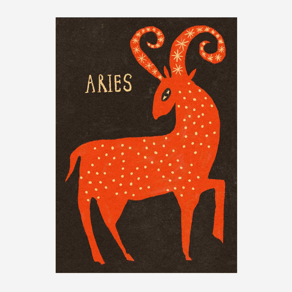 Tabby Booth • Aries Zodiac Print