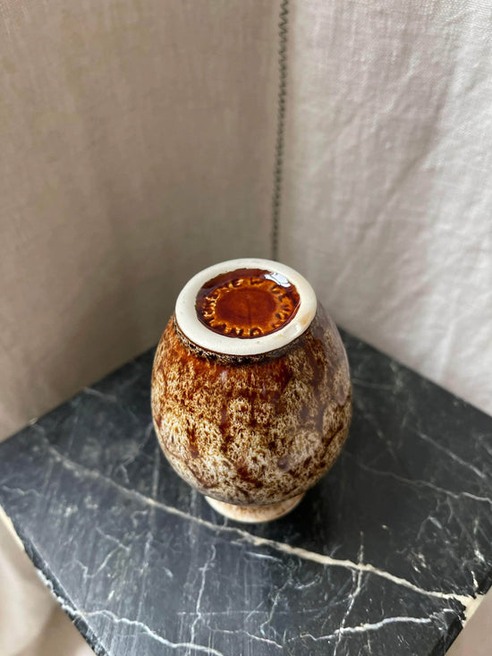 Mini Brown Mottled Vase