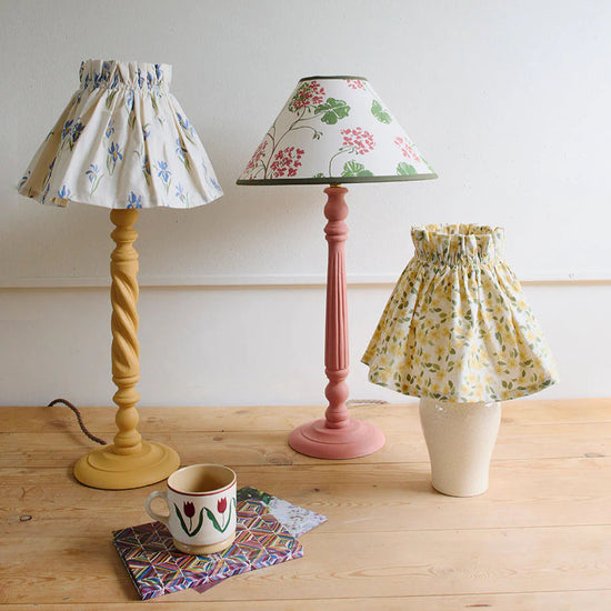 Iris, Calico Skirt Lampshade