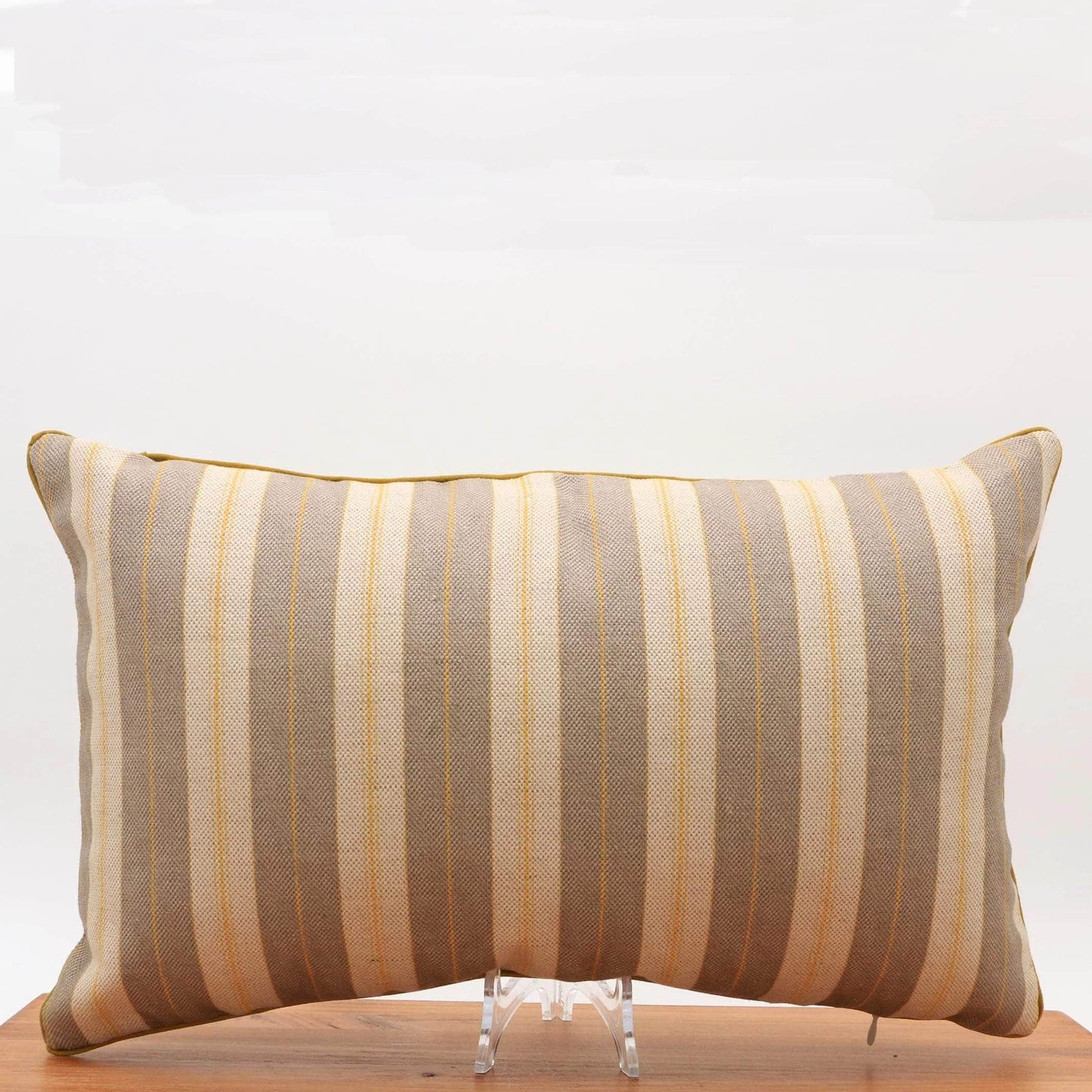 Mustard Striped Cushion