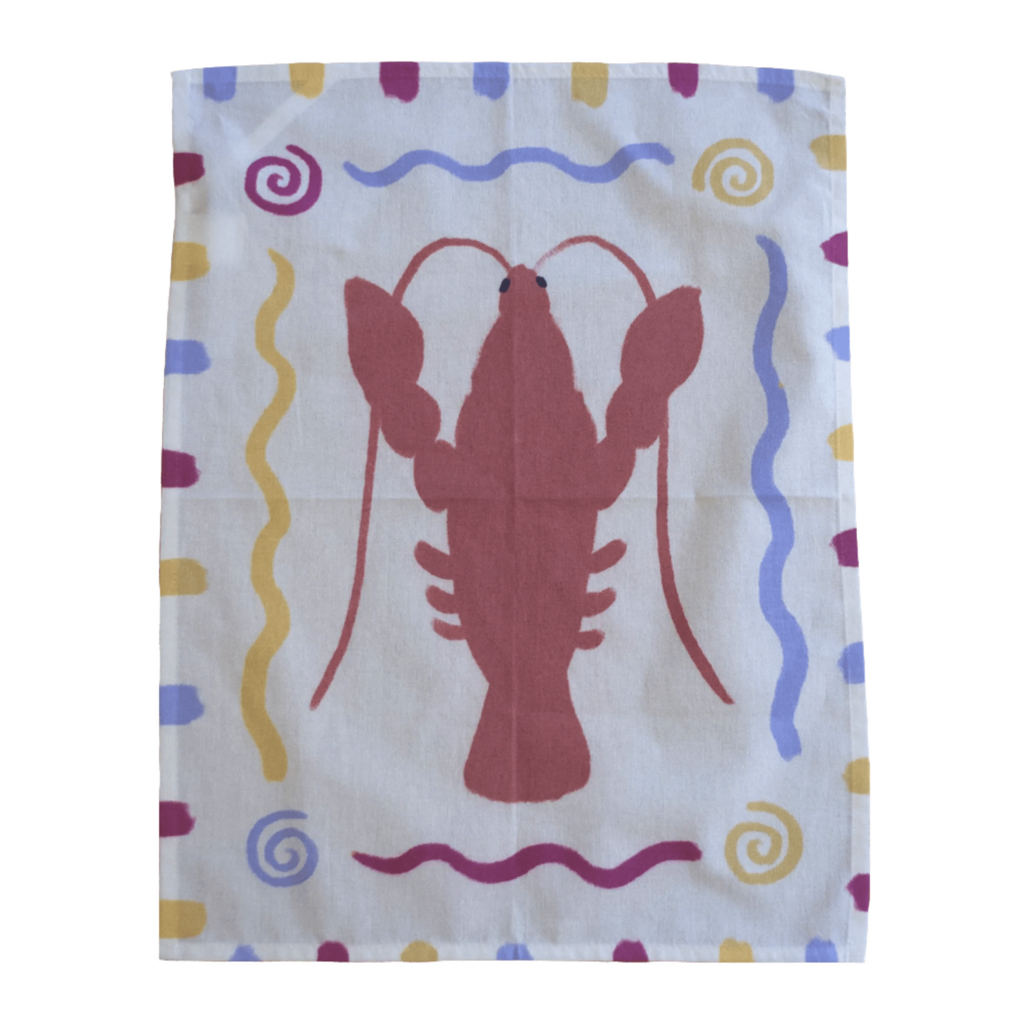 Rainbow Lobster Tea Towel