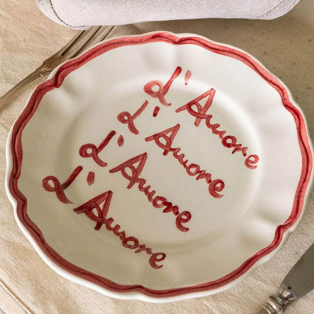 "L'amore" Fil Rouge Plate