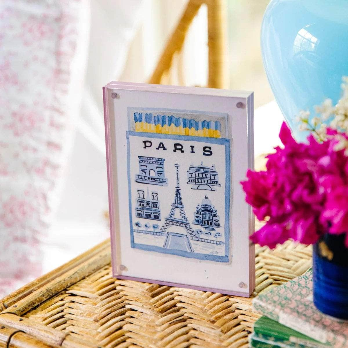 Paris Matchbook Art Print