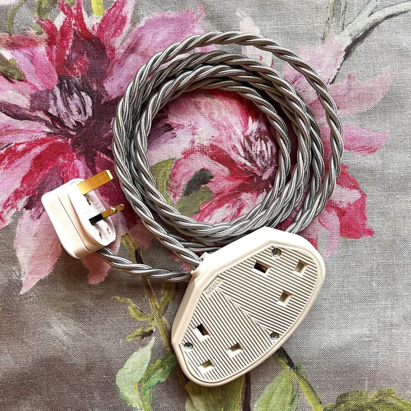 Fabric Extension Cable in Dove