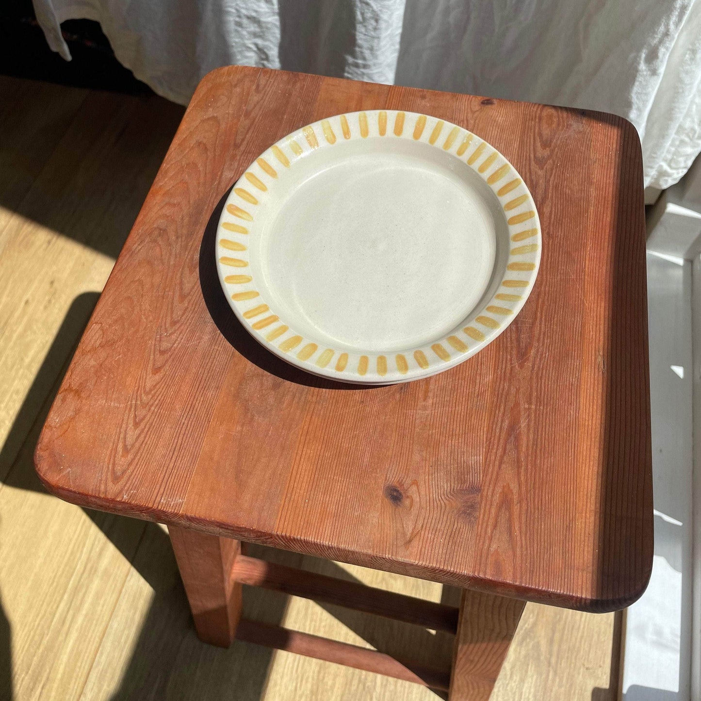 Small Striped Plate