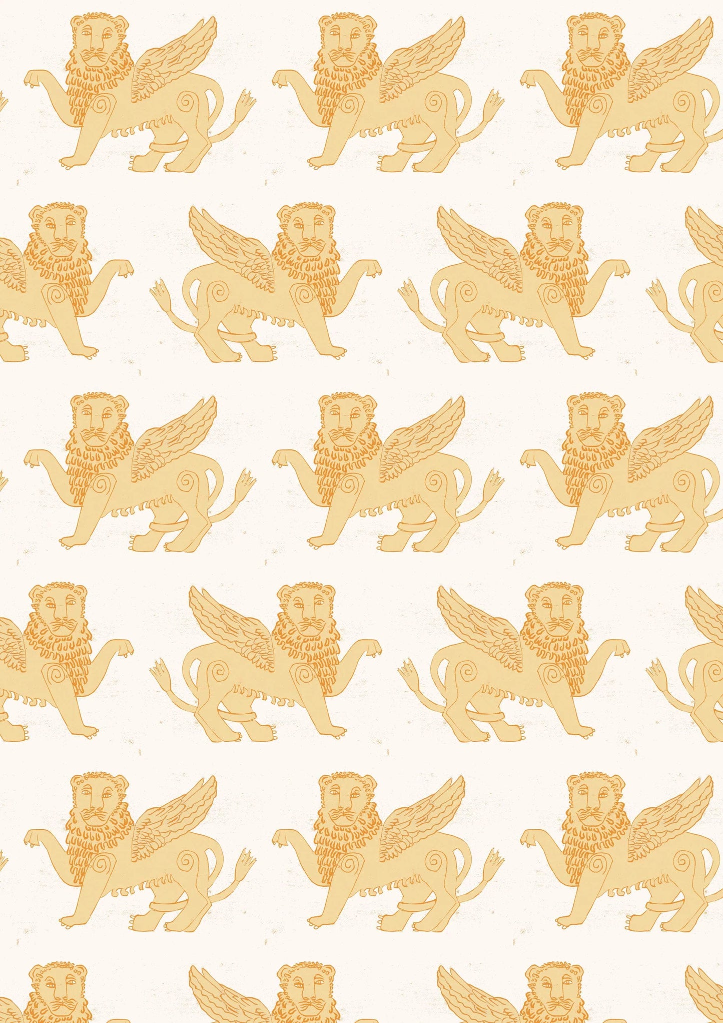 Winged Lion Wallpaper