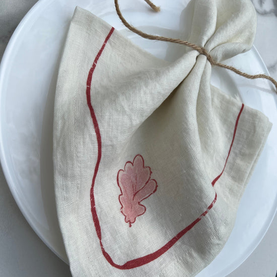 Oak Leaf Napkins (Set of 4)