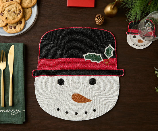 Frosty Snowman Placemat