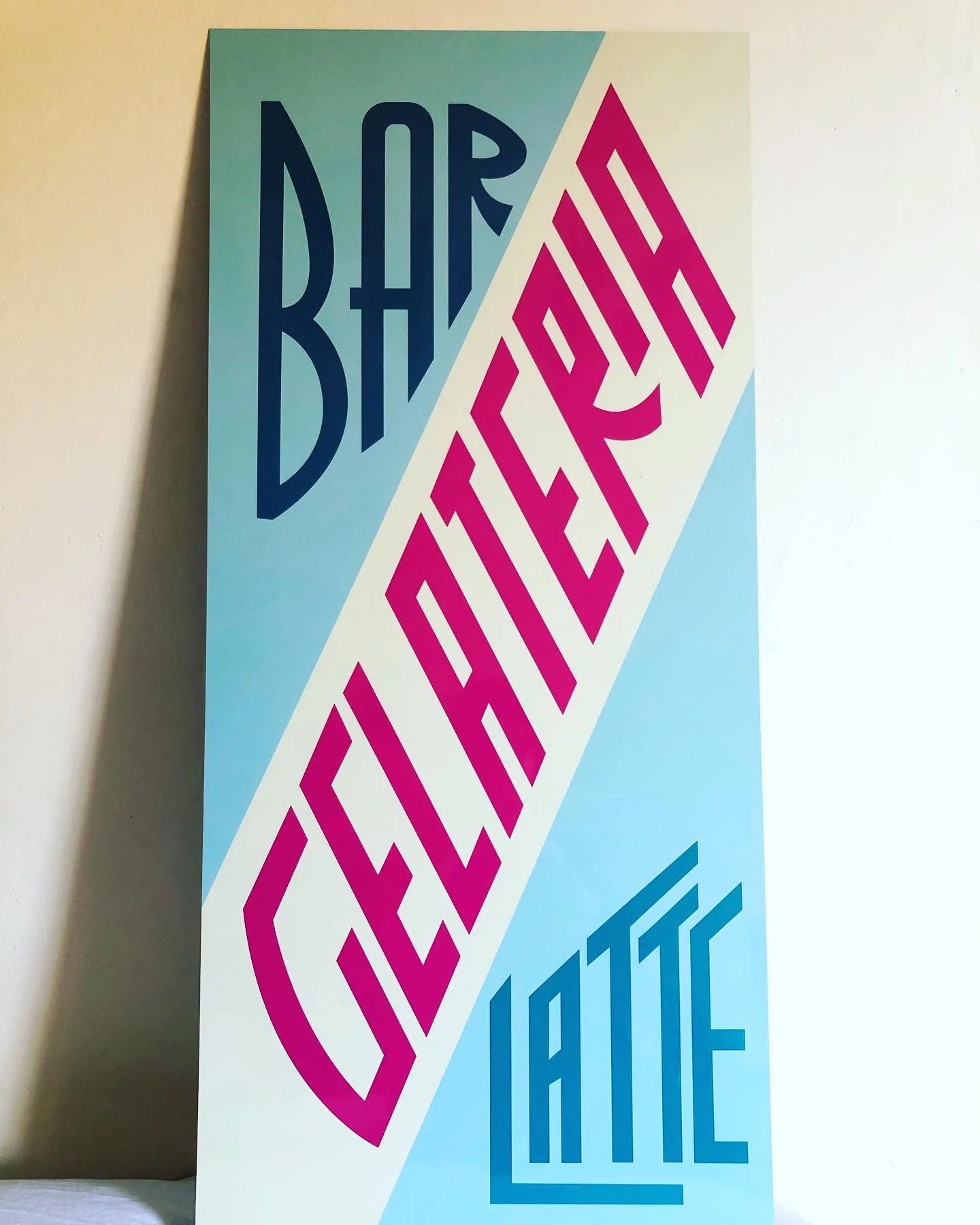 'Gelateria' Vintage Inspired Sign 1950's