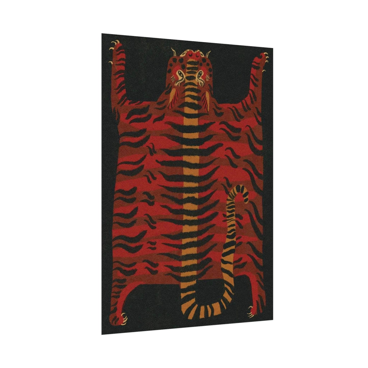 Tabby Booth Fine Art Print • Tiger Rug