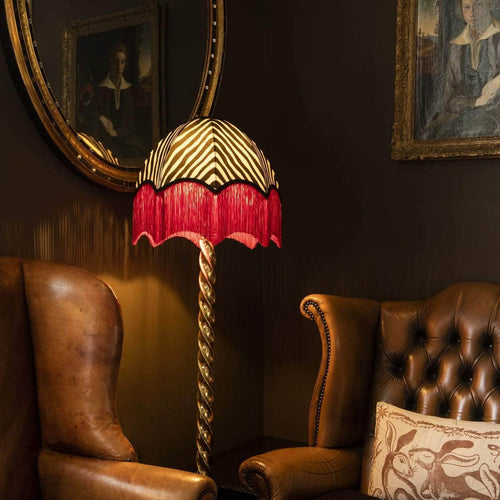 The Red Zebra Lampshade