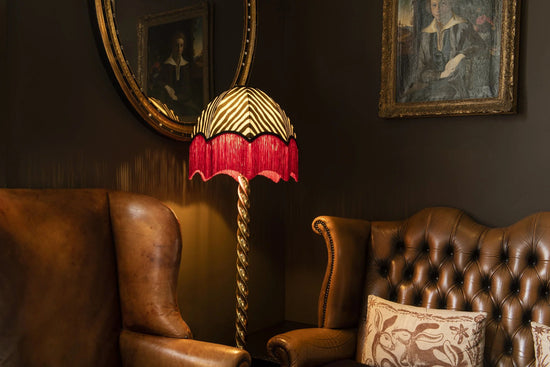 The Red Zebra Lampshade