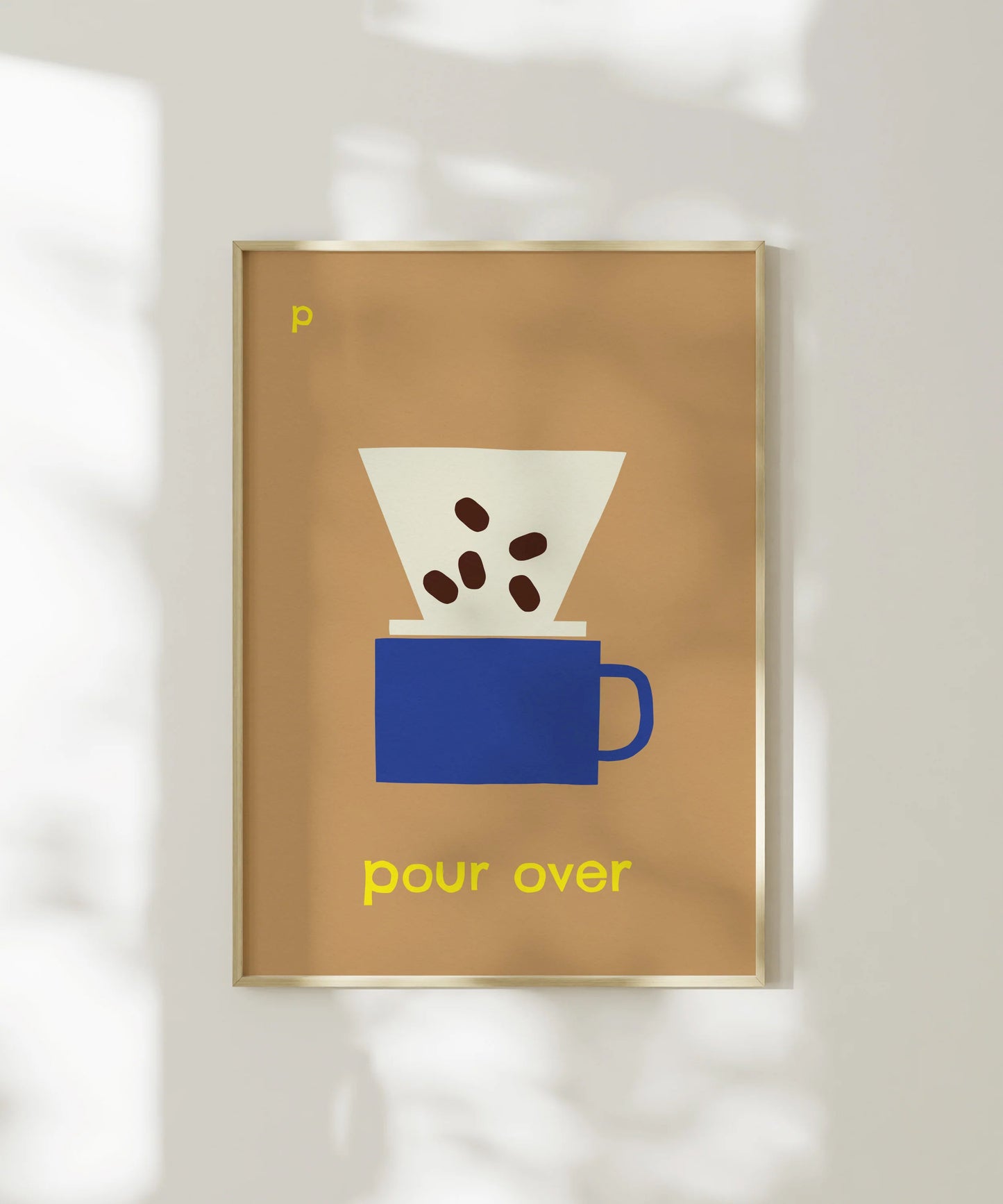 P for Pour Over Print