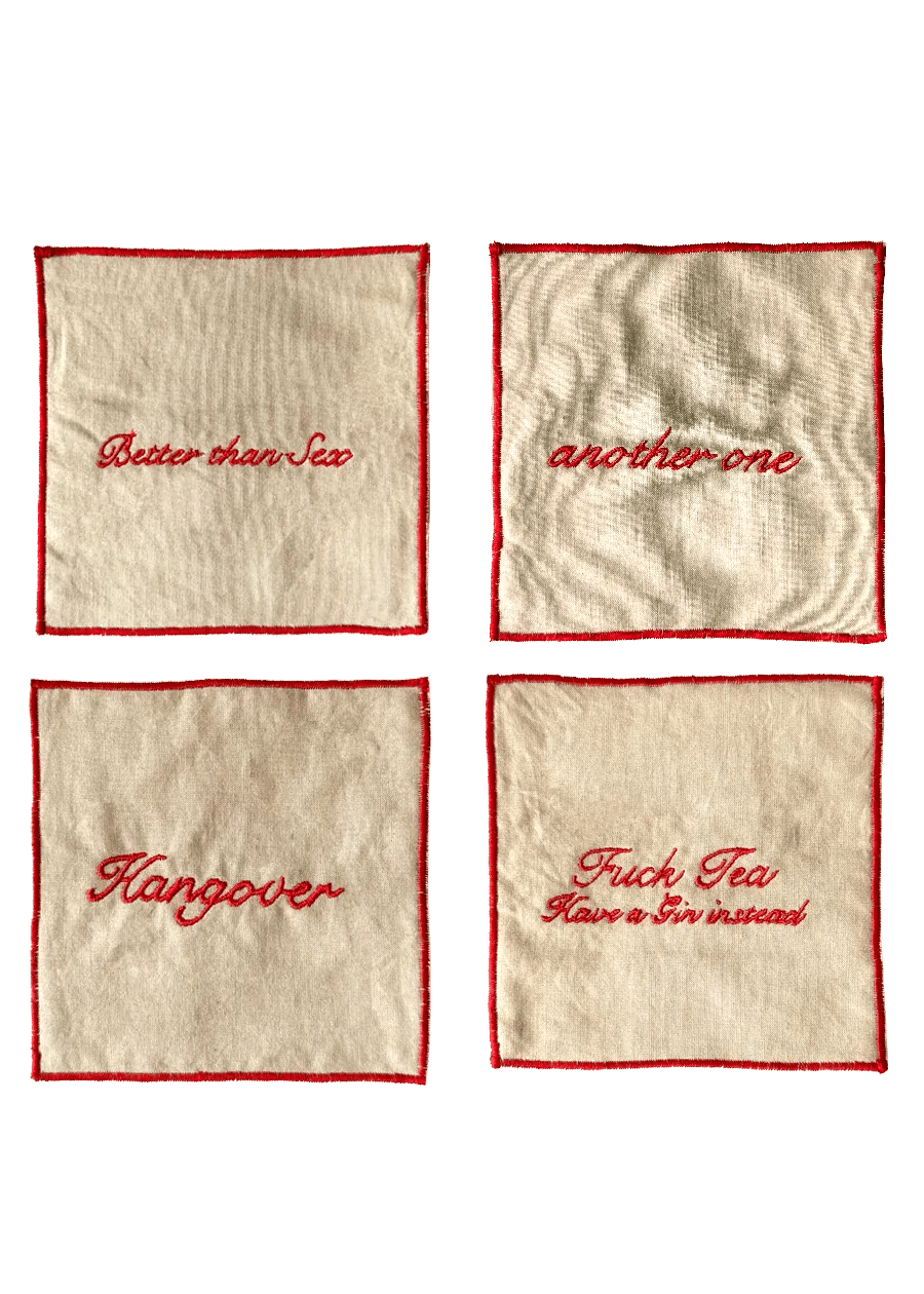 Set of 4 Cocktail Napkins