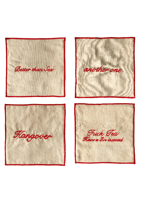 Set of 4 Cocktail Napkins