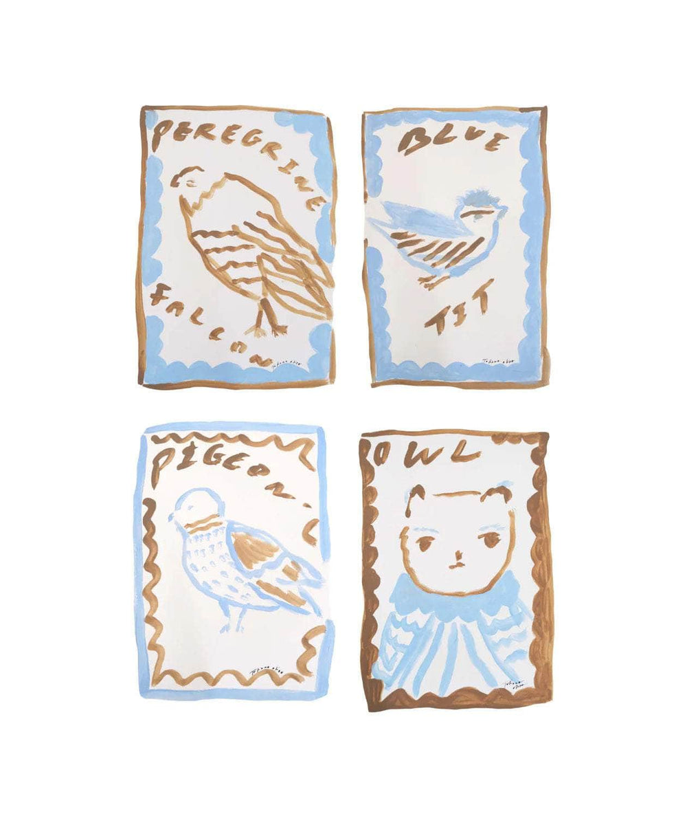 Baby Bird Bundle Set of 4 Art Prints