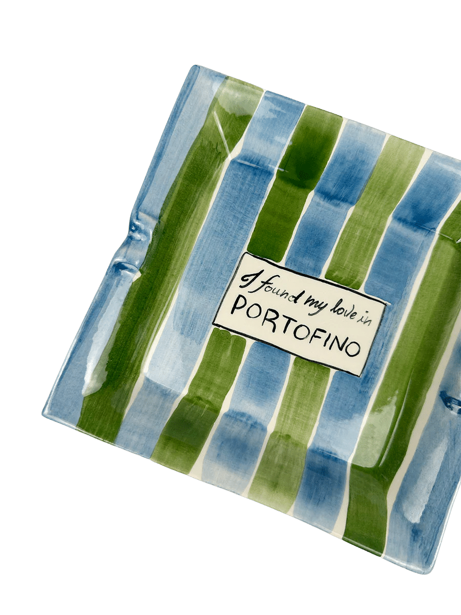 Portofino Ashtray - Striped