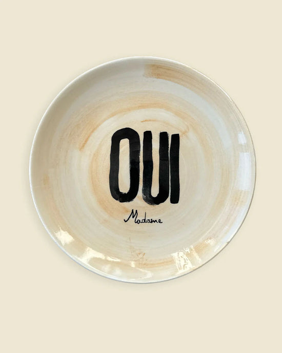 "Oui Madame" Plate Set