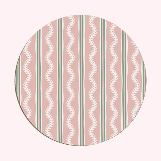 Green & Pink Vines Placemat