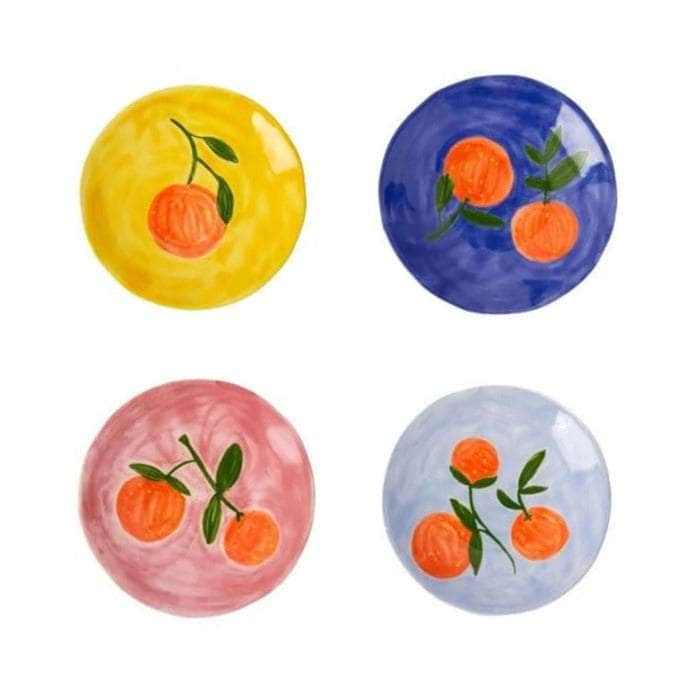 Peaches and Keen Plates After Matisse | Set of 4