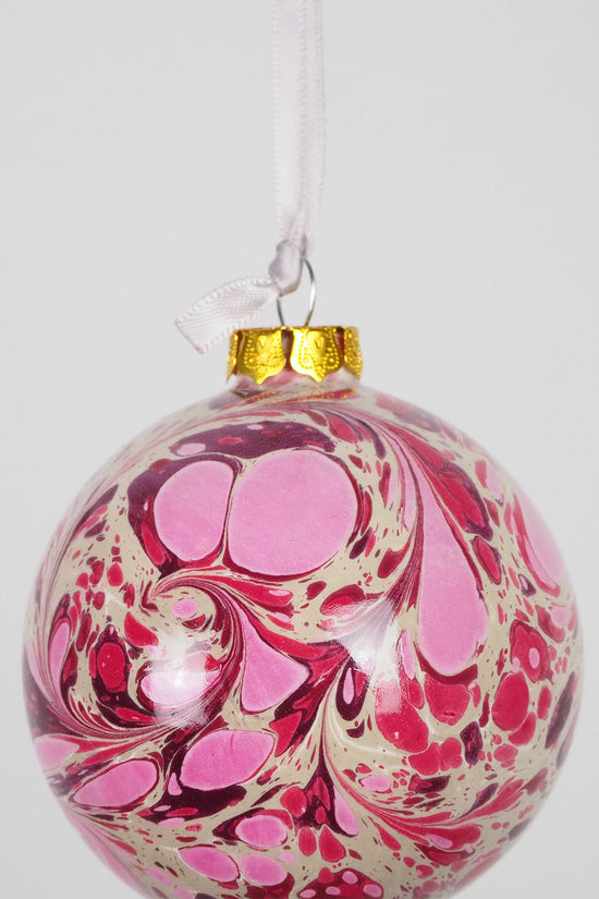 Large Berry Marbled Bauble