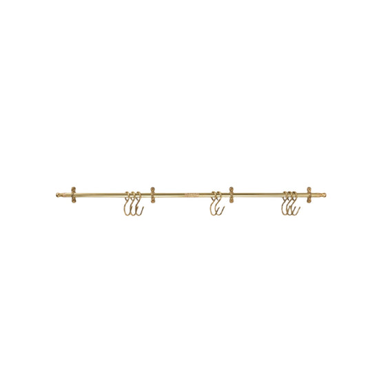 Brass Hanging Rail 80cm