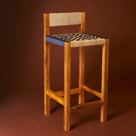 Matteo Woven Bar Stool