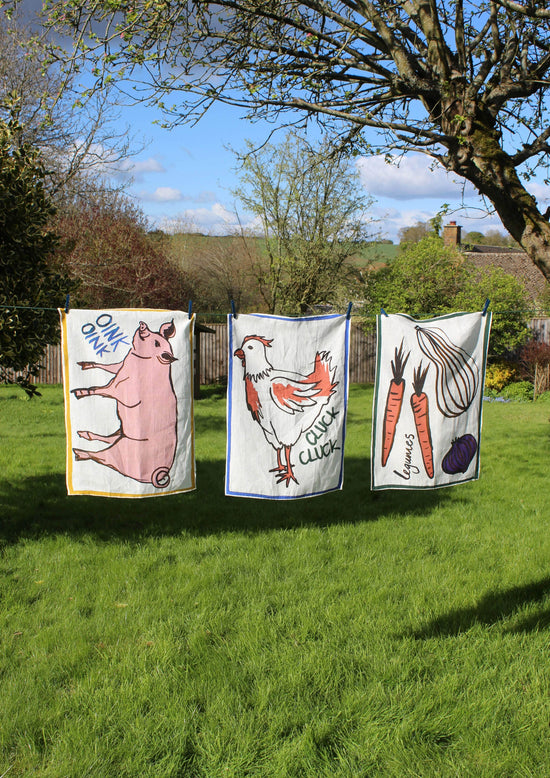 Pig Tea Towel