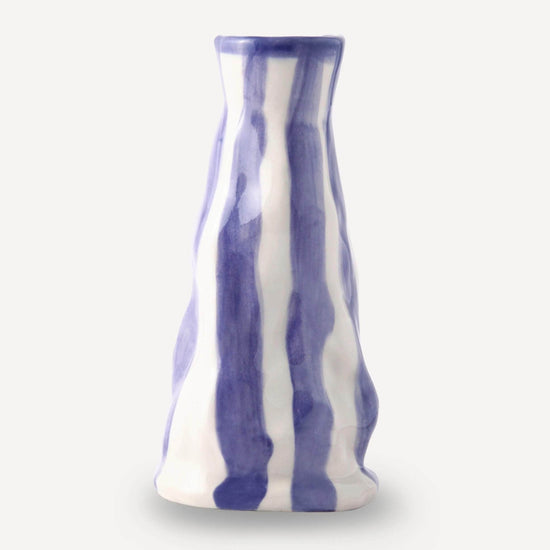 Amethyst Candy Stripe Vase