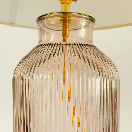 Antique French Bottle Lamp