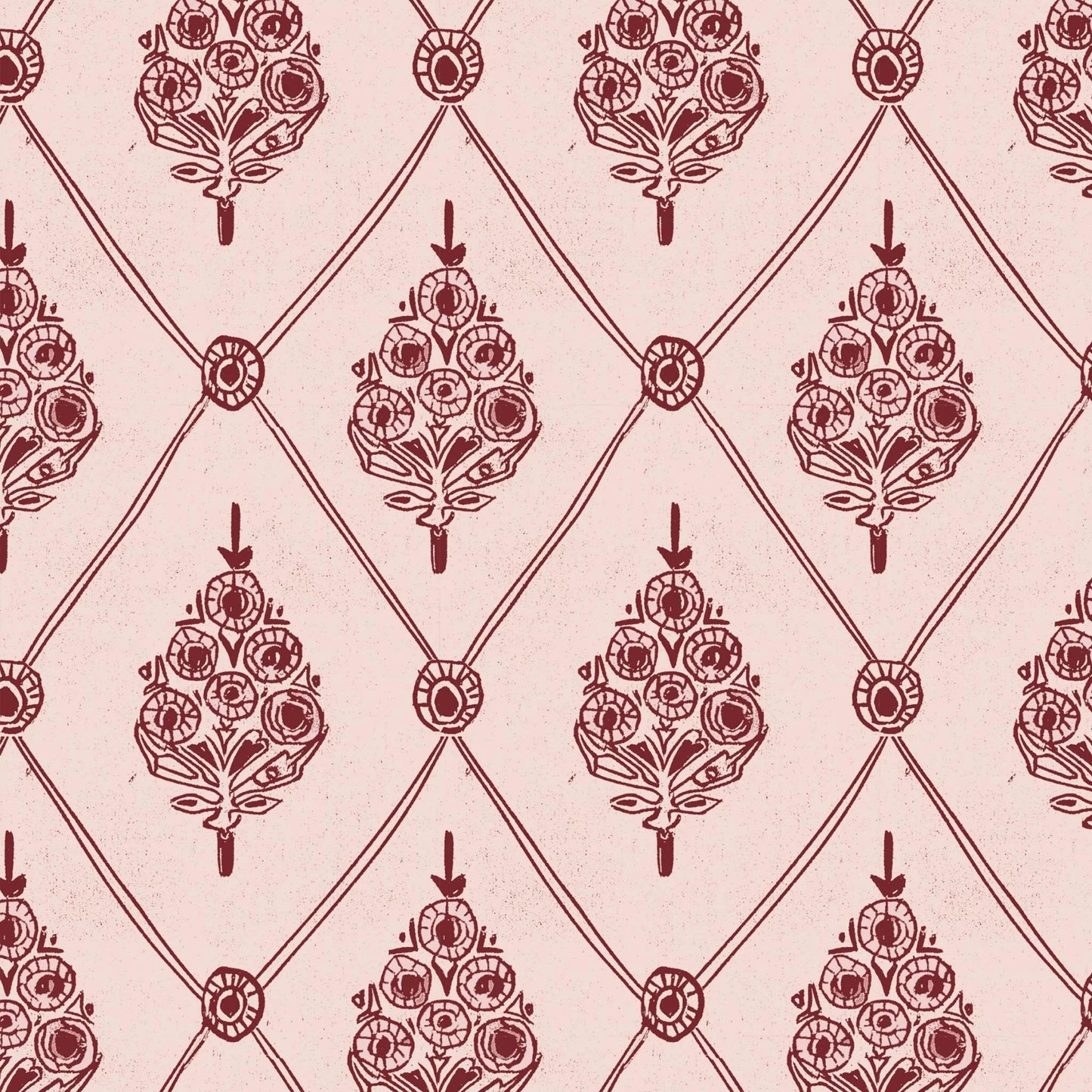 Agra Wallpaper - Pinks