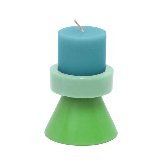 Stack Candle Mini - Green / Green / Green