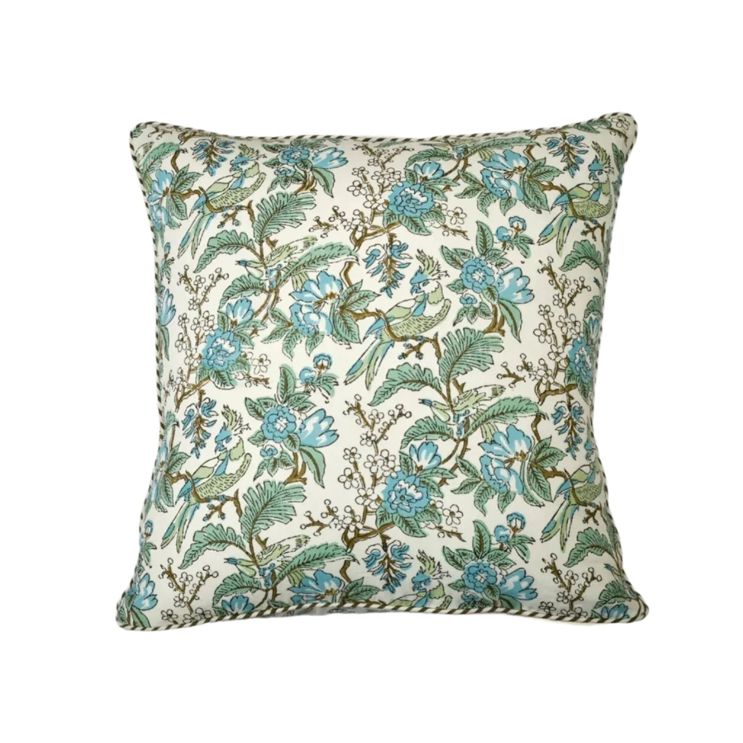 Cushion Cover Indian Toile Block Printed