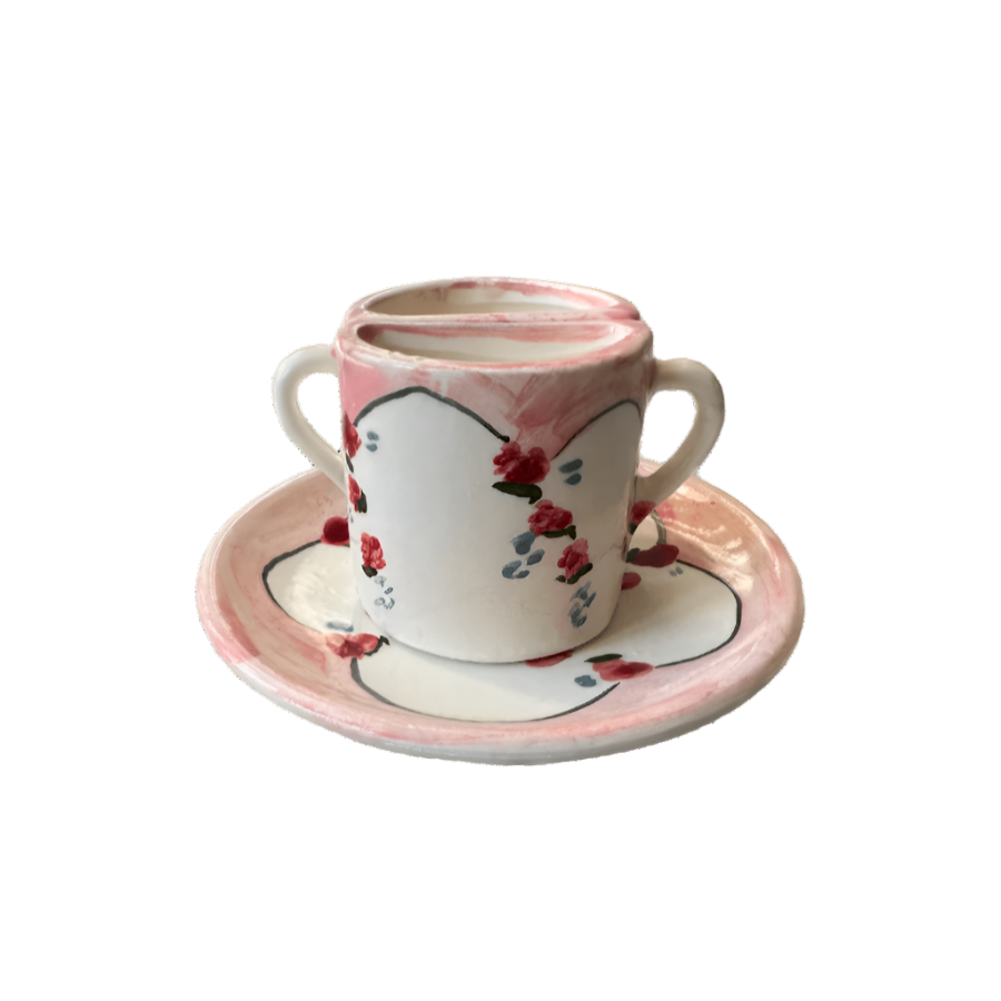 Tête a Tête Granny Coffee Cup Set