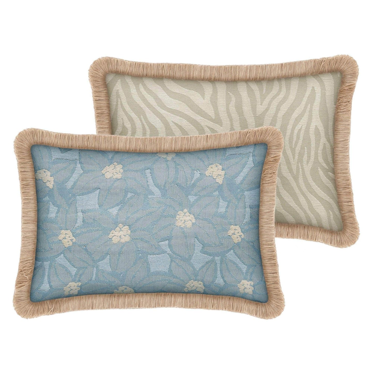 Double Sided Cushion Michelle Ice x Amina Sand Ecru