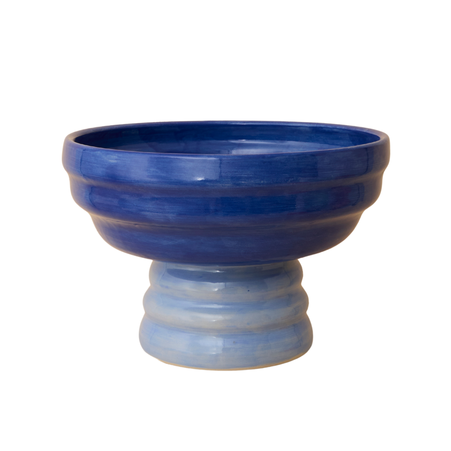 Pedestal Bowl - Blue