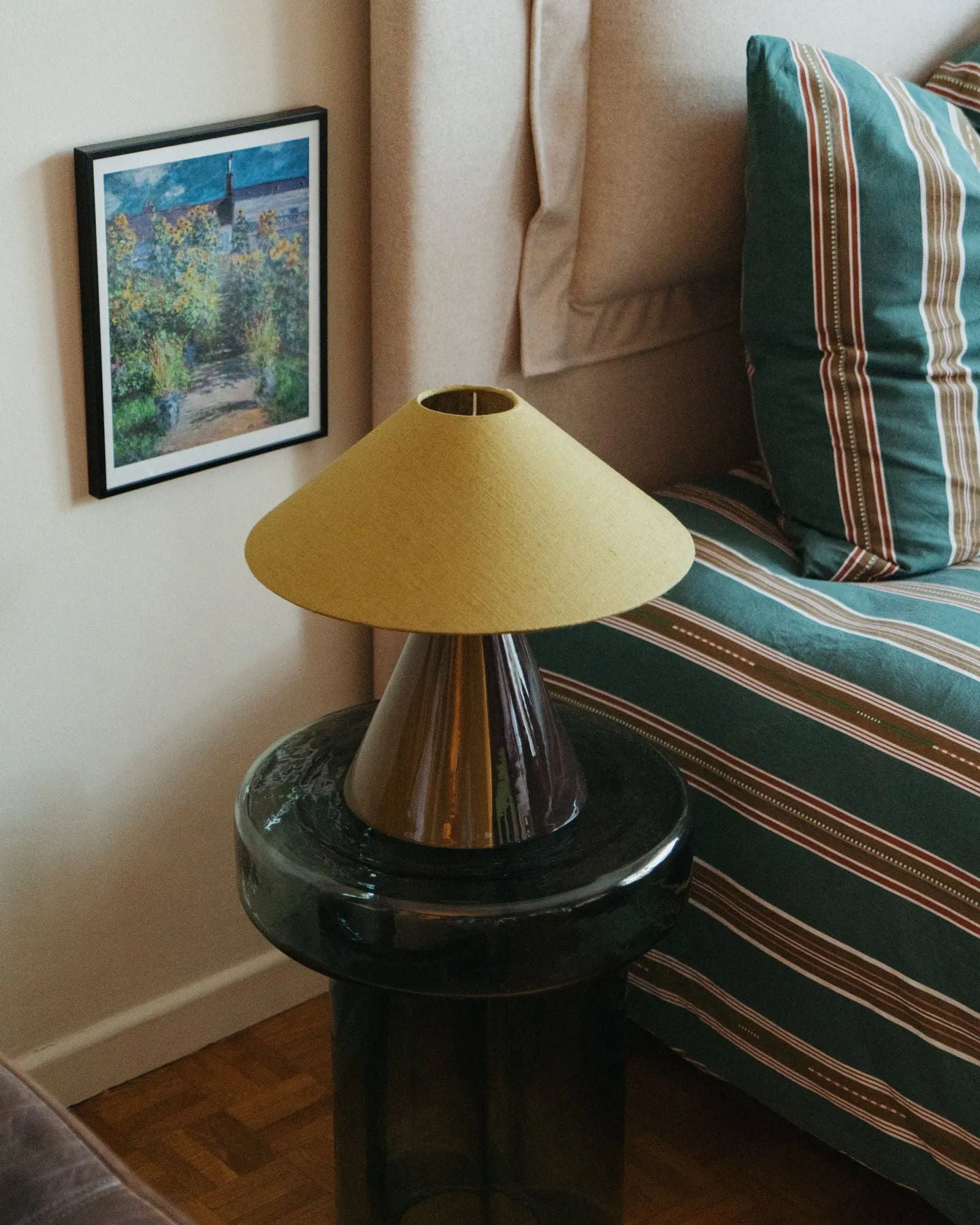 Caterina Golden Olive Table Lamp