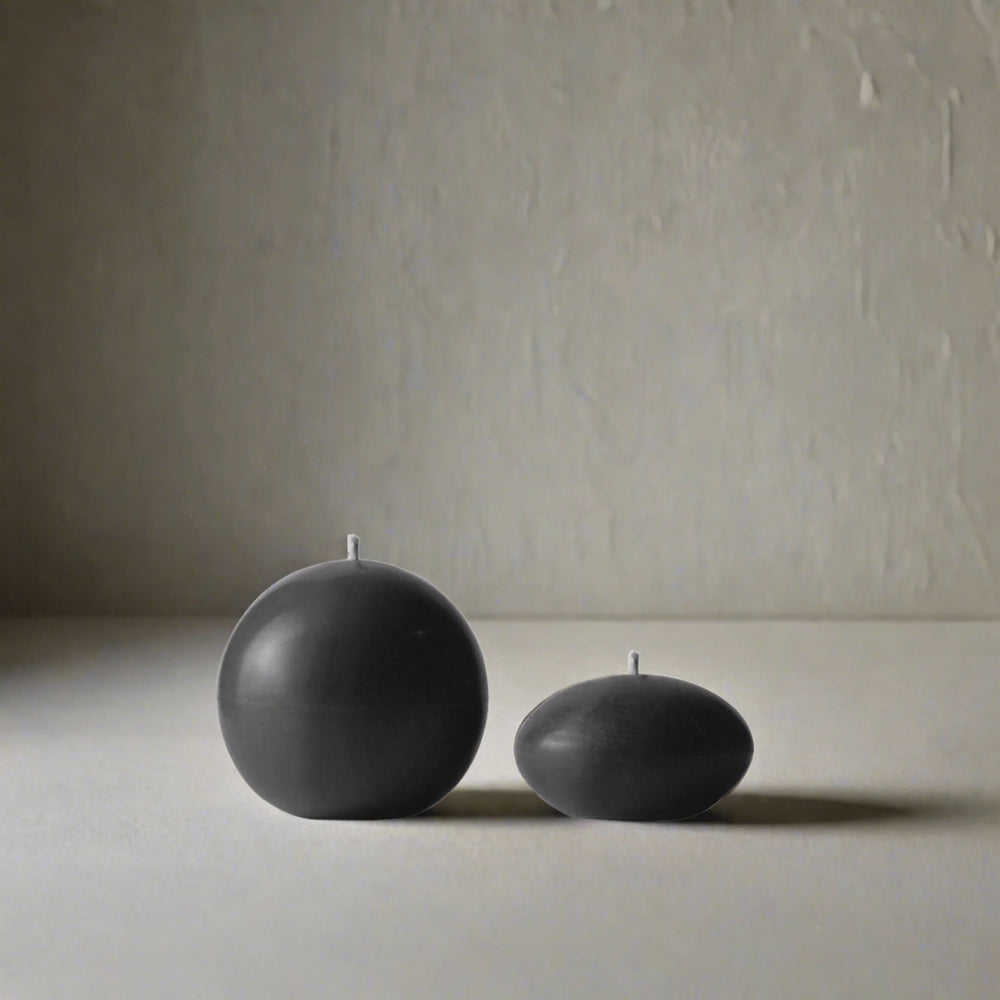 Ball & Ellipse Candle - Black