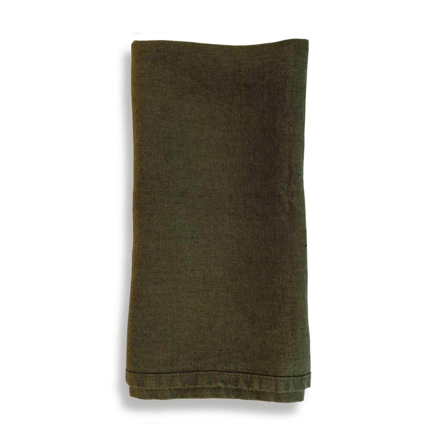 Dark Green Linen Napkin