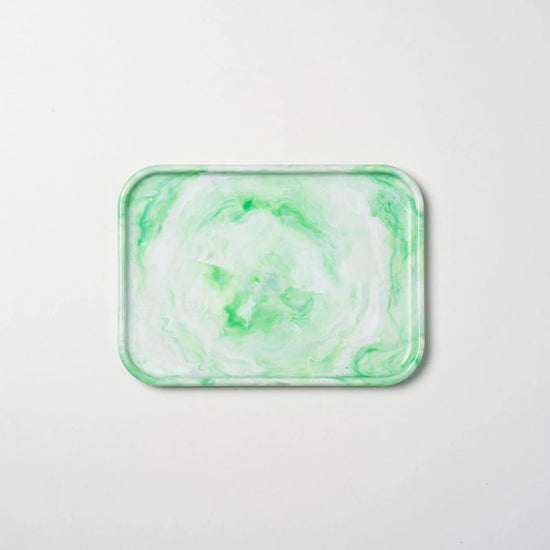 Recycled Plastic Tray - Jade