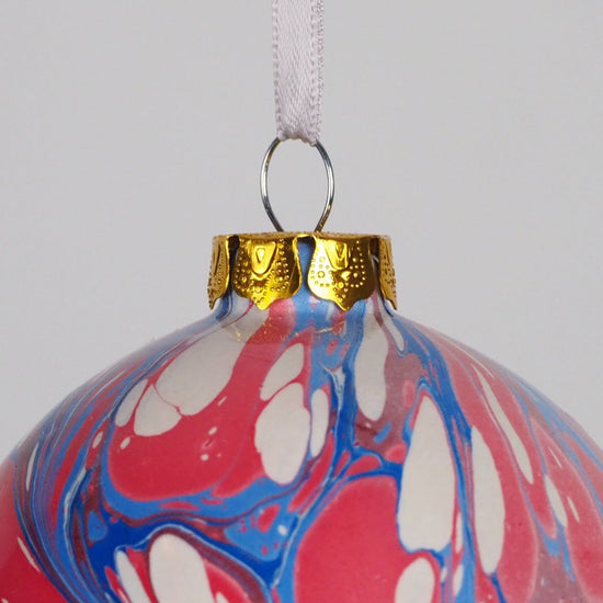 Large Jack Marbled Bauble