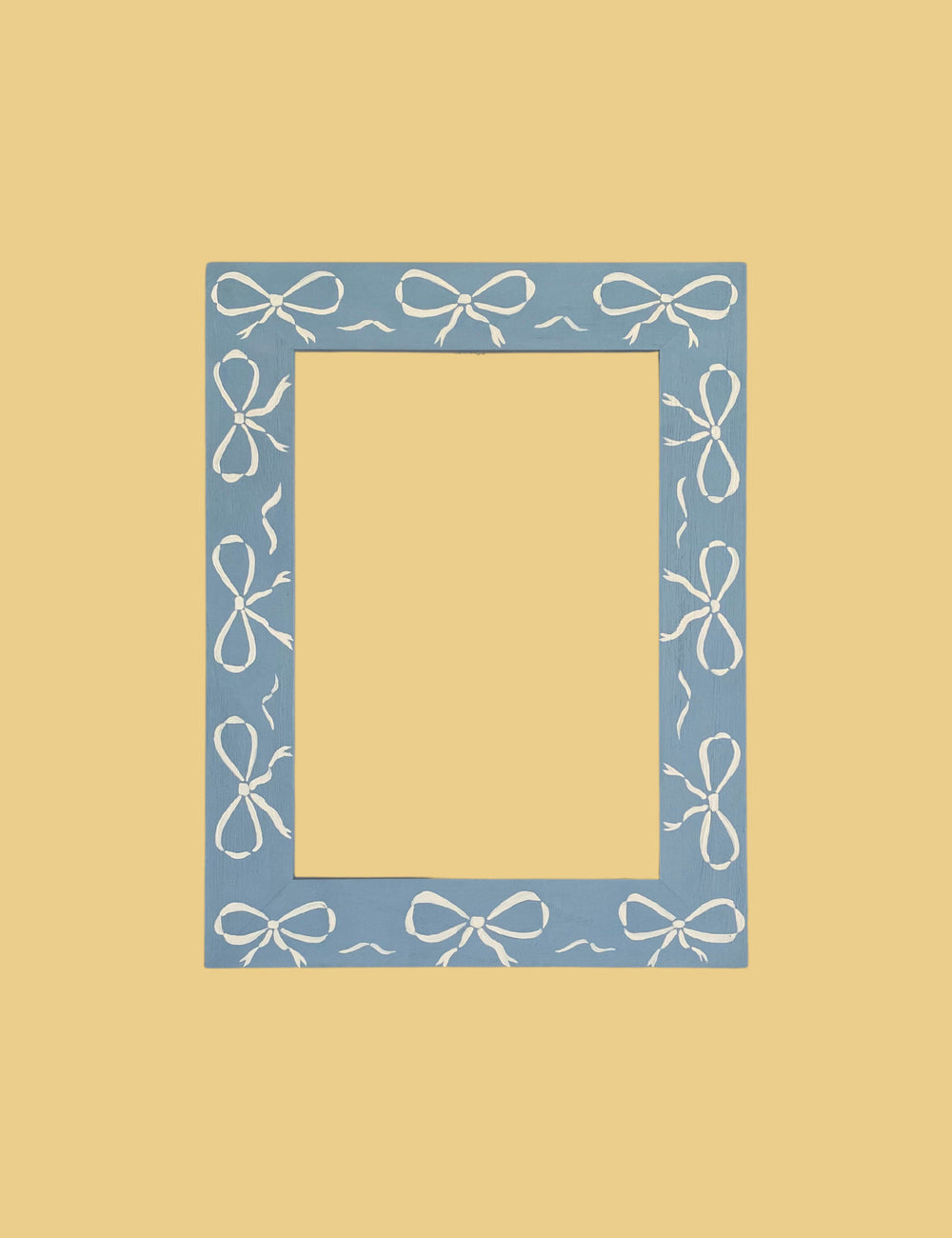 Picture Frame, Blue Bows