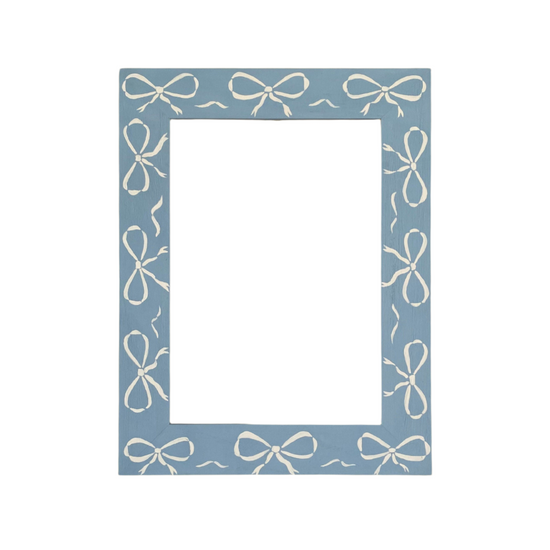 Picture Frame, Blue Bows