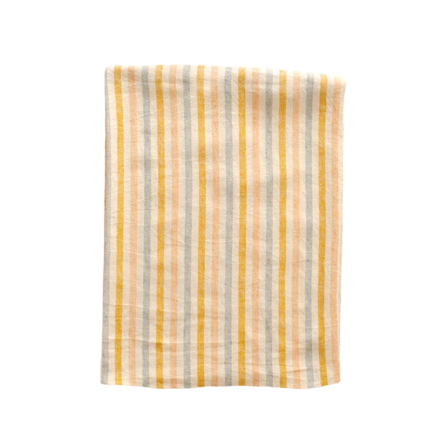 Large Linen Tablecloth - Seaside Stripe