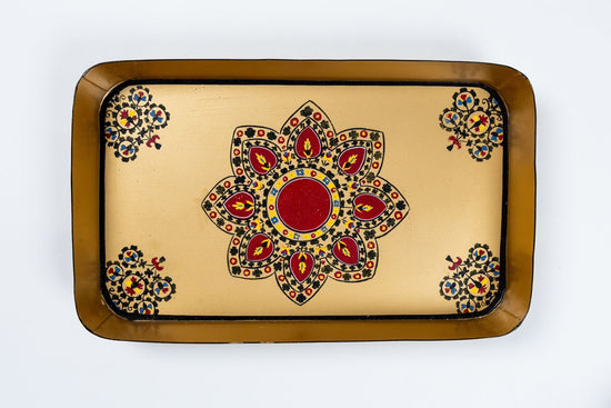 Hand-Painted Iron Trays - Christmas Edition