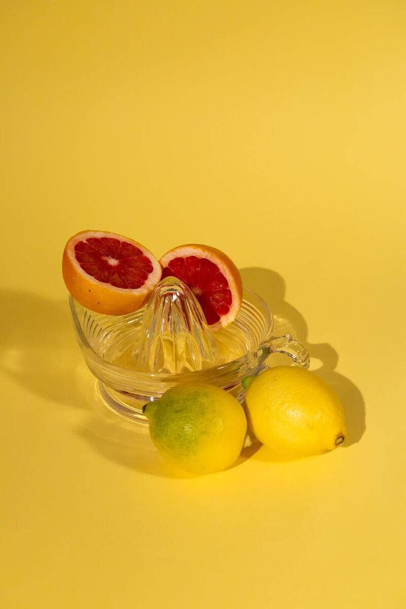 Vintage Glass Lemon Squeezer