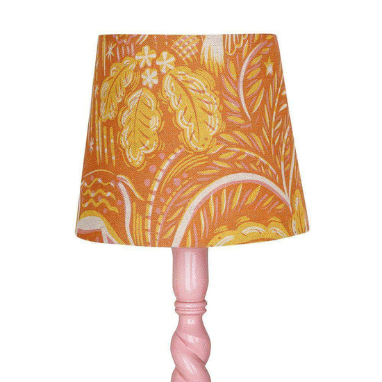 Staffordshire Empire Shade in Straw Yellow and Stafford Pink