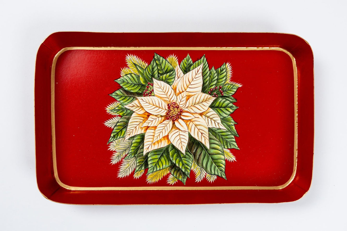 Hand-Painted Iron Trays - Christmas Edition