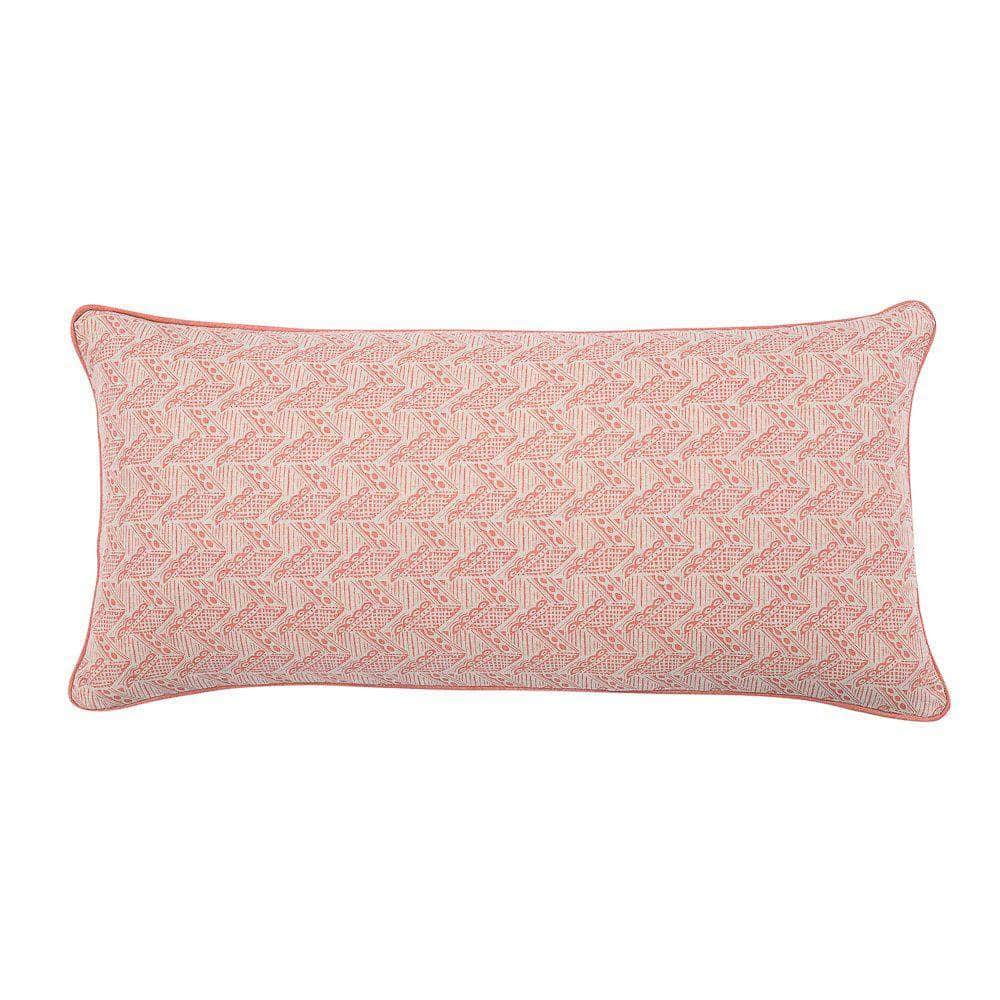 Thatch Large Bolster Cushion in Stafford Pink